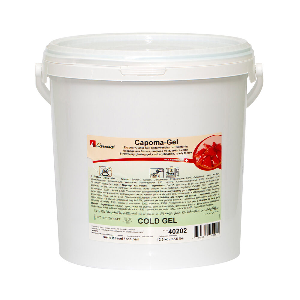 CAPOMA CARMA ROUGE FRAISE  SEAU 12.5KG ***UNIQUEMENT BARCHON***