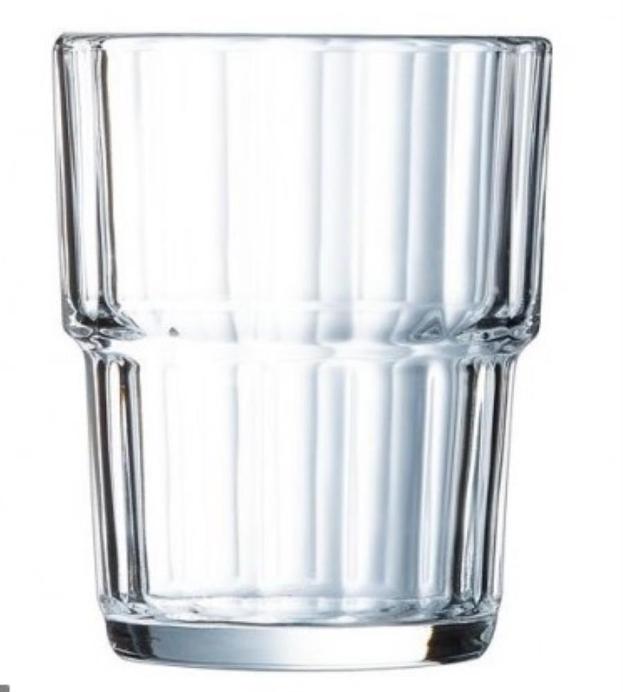 ARCOROC GLASS NORWAY 20CL STACKABLE "TEMPERED" CUP