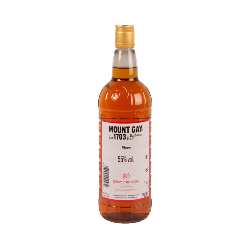 RHUM MOUNT GAY  55 % AVEC ACCISES 1 L