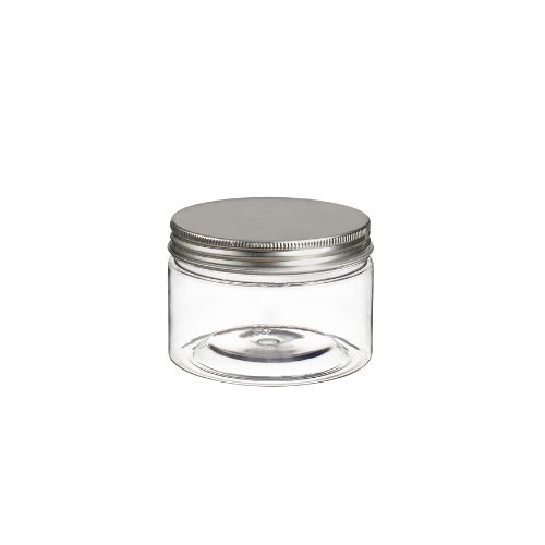 TRANSPARENT TORNILLO JAR WITH LID 230ML H5.5CM Ø8.5CM