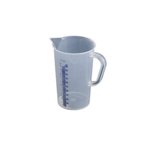 1L BLUE GRADUATED THERMO MEASURE CLOSED HANDLE