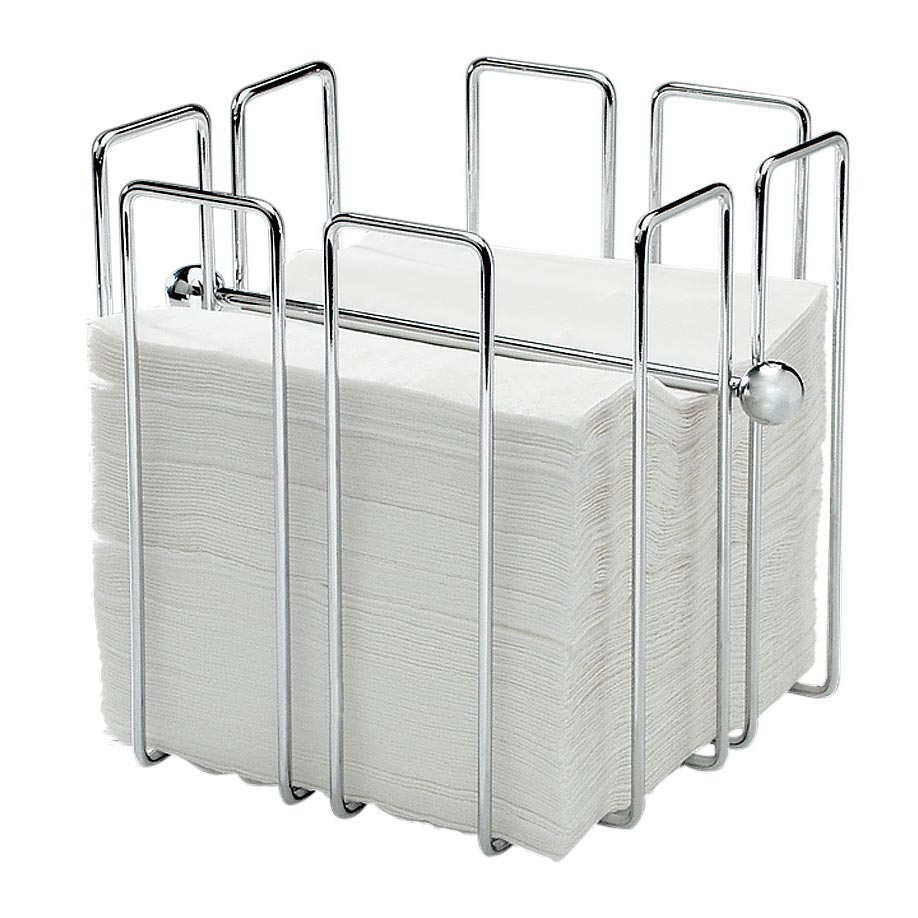 APS PORTE SERVIETTES 19X19XH19 CHROME