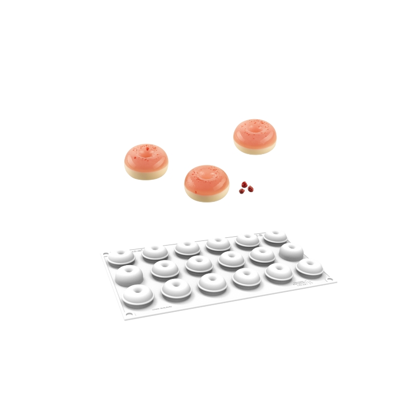 SILIKOMART MOULE SILICONE DONUTS XS Ø3,4CM H1,6CM