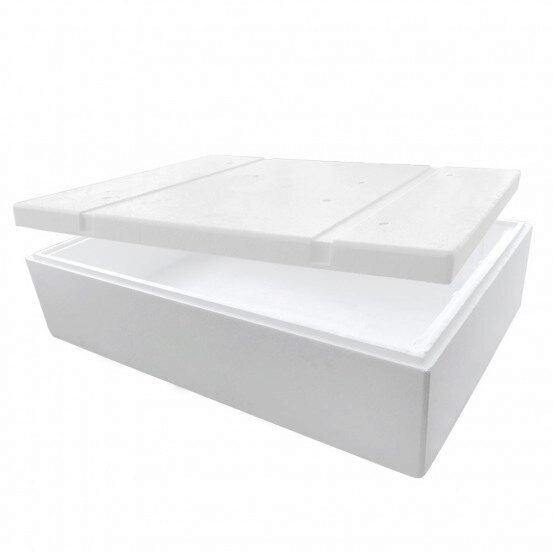 BOITE ISO-BOX EN POLYSTYRENE 60X40XHT8CM EXTERIEUR+COUVERCLE
