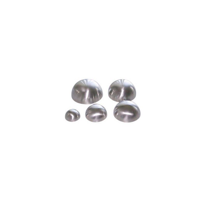 INOX HALVE SFEER 10CM