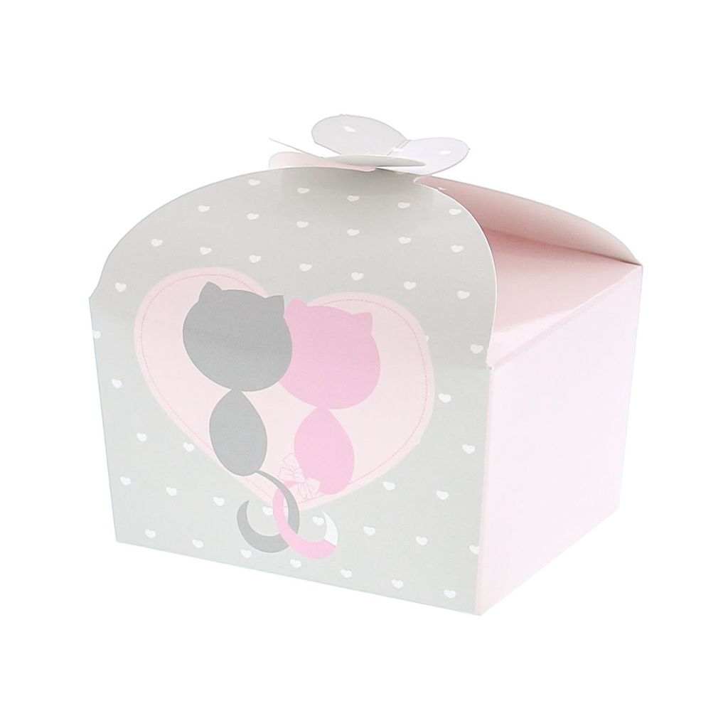BOITE PAPILLON 250GR "CATS'N LOVE"48PC