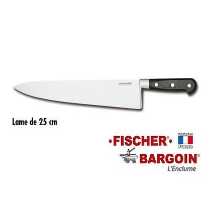 FISCHER SABATIER 64 CUISINE 25CM MITRE INOX 3 RIVETS 241-25