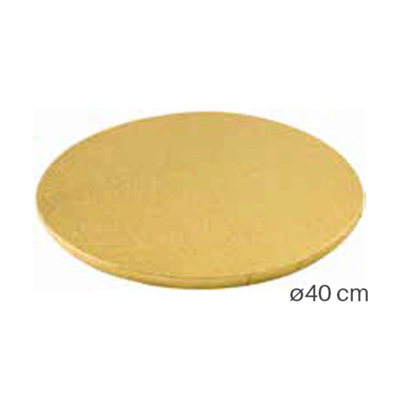 1030406 RONDE PLAAT Ø 40CM GOUD ***S/CD***