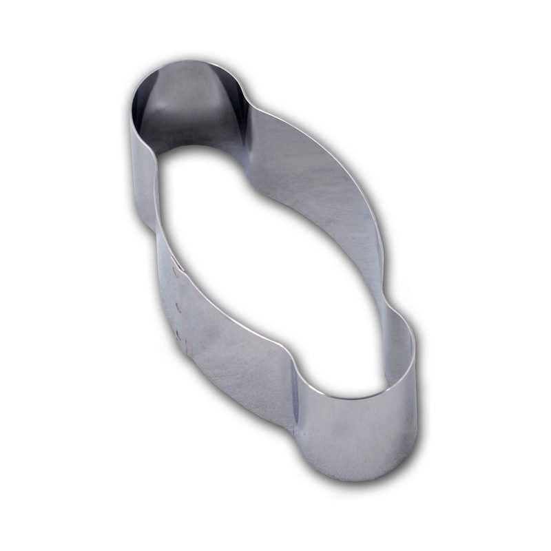 GOBEL CERCLE COUGNOLS EN INOX 32 X 11 CM H 4.5