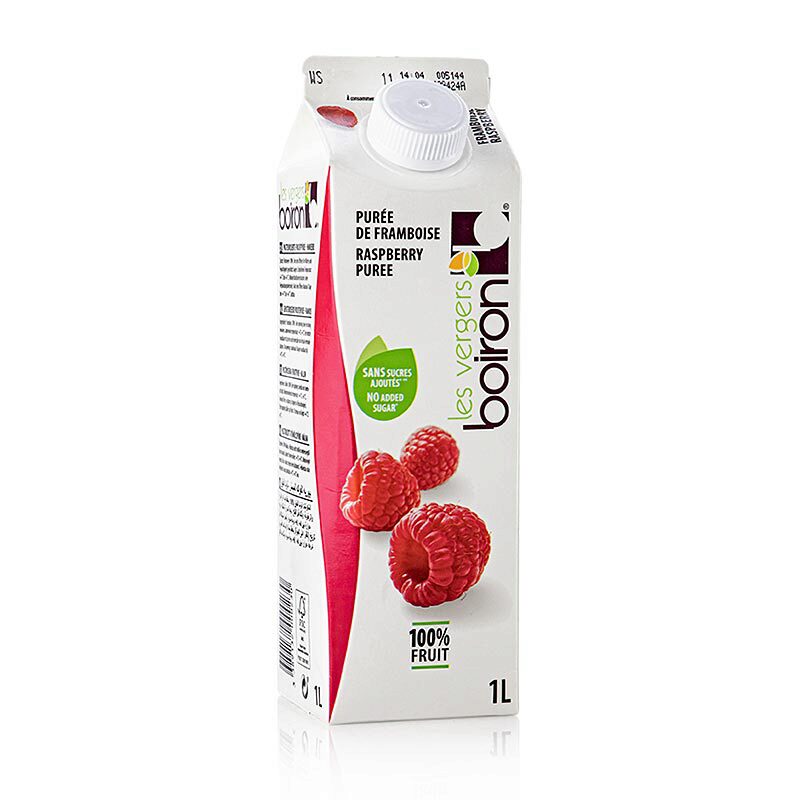 BOIRON PUREE RASPBERRY PASTEURIZED 100% 1L
