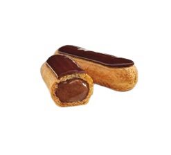 PASQUIER 2597 /1818 CHOCOLADEFONDANT ECLAIR GEVULD MET CHOCOLADEROOM 60X80GR