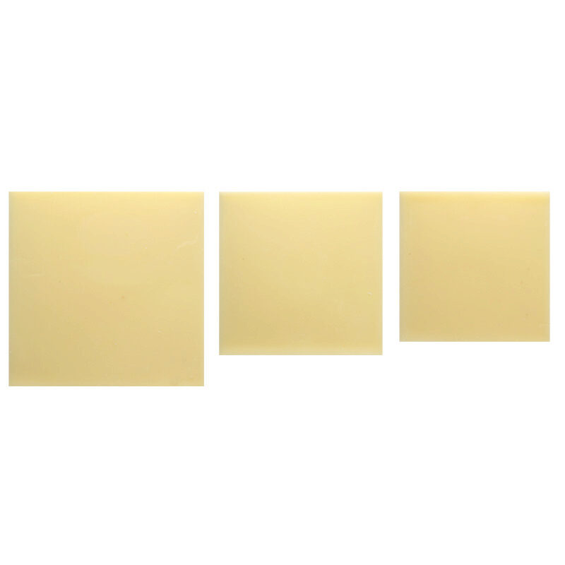 *FF* 1034937 PLAQUETTE CARRÉE DE DIFFÉRENTES TAILLES EN CHOCOLAT BLANC  140 PCES ***S/CDE***