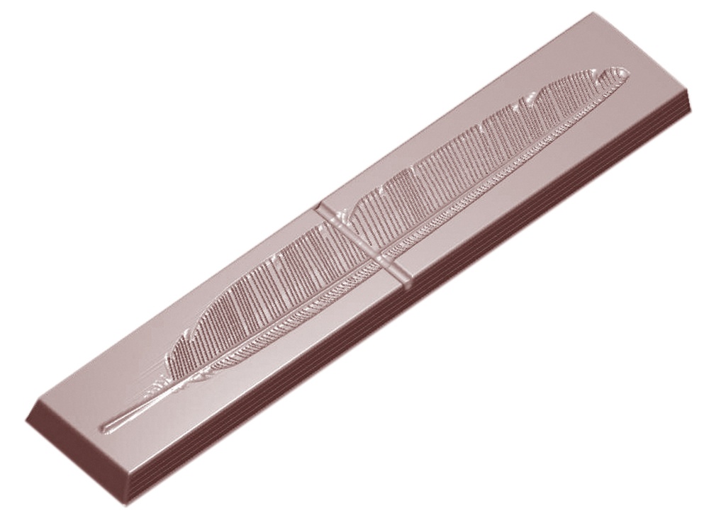 FEATHER CHOCOLATE MOLD - DIEGO LOZANO CW1611 4X2 -- 16.5GR