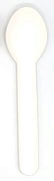CUILLERE EN CARTON BLANC 130MM   500 PCES