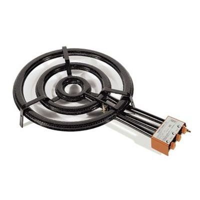 GEËMAILLEERDE GAS PAELLA WARMER 60 CM MET THERMOKOPPEL - SCHOTEL 30-100 CM