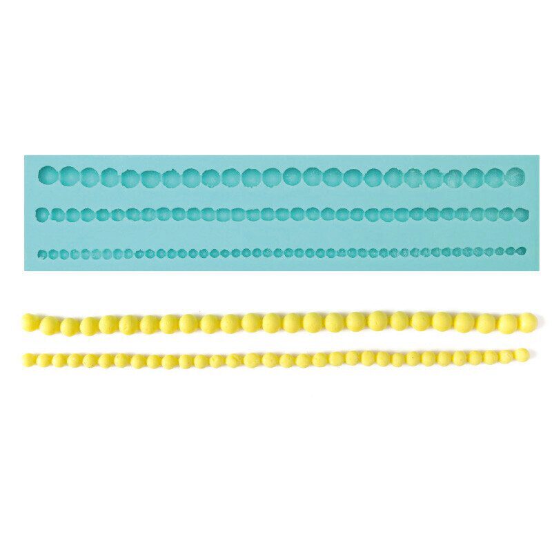 30334 SILICONE MOULE PARELS 19,2 X 4,5 CM = STUK