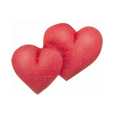 1056401 COEUR DUO ROUGE MASSEPAIN 15MM400PCES ***S/CDE*** ***REAPPRO 2024***