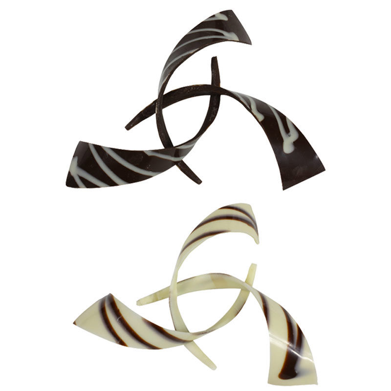 1034684 RUBAN LIGNES CHOCOLAT 69PCES ***S/CD***