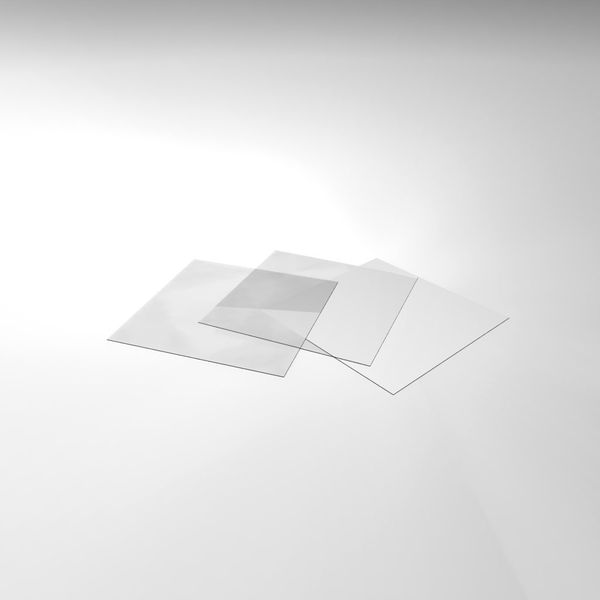 005018 PCB NEUTRAL RHODOID SHEETS 10X10 CM 100PCS ***S/CD***