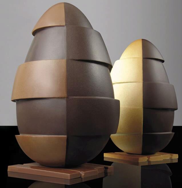 PAVONI THERMOFORMED EGG MOLDS "SPLIT" KIT 2 PIECES Ø 140 X H 200 MM