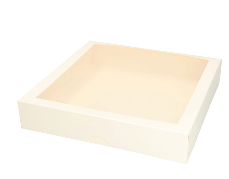 BOITE **FENETRE** A TARTE 27 X 5 CM FOST+ 2025 INCLUS ***VENDU PAR MULTIPLE DE 100***