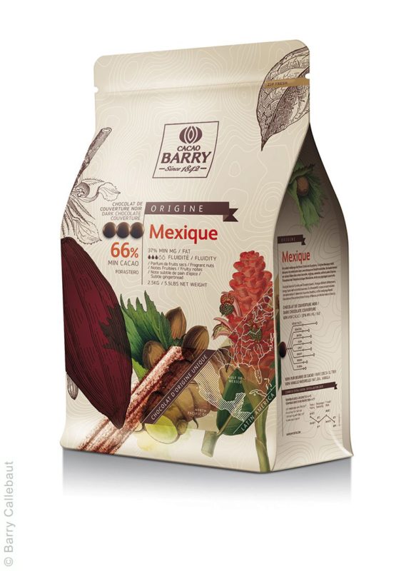 BARRY CHD-N66MEX-E4-U70 MEXIQUE DONKERE CALLETS 66% 2.5KG