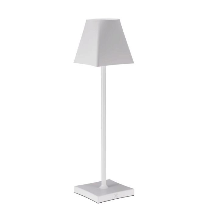 ETERE LAMPE LED ALU 38CM BLANCHE