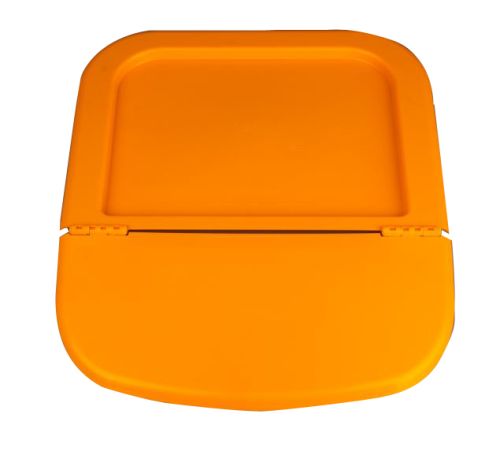 15L ORANGE INGREDIENTS CONTAINER LID 40 X 43 CM