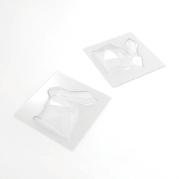 PCB Mosselen konijnenfacetten voor 4 stuks 13x15,5 cm 8 stuks ***s/cd***