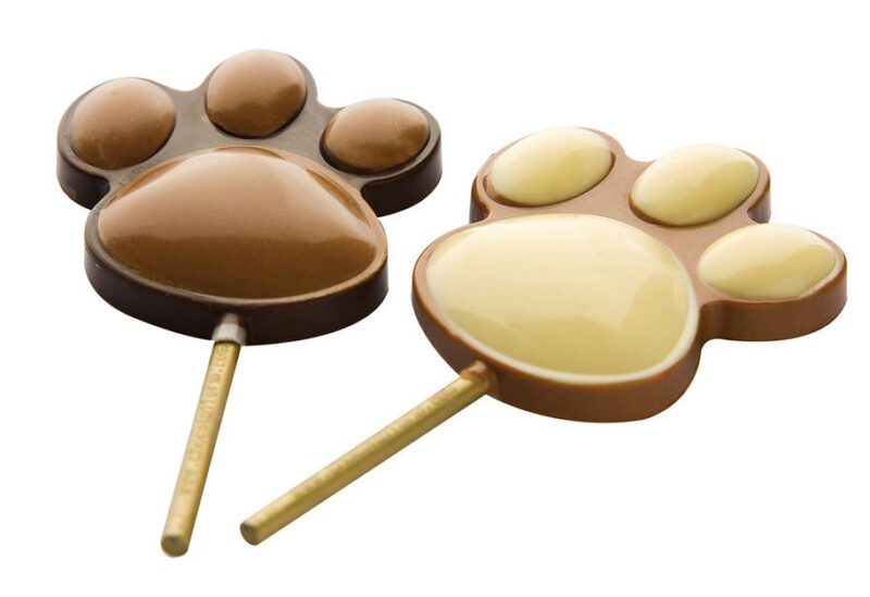 CHOCOLADEVORM LOLLY VOETSPOOR CF1104 13.5X27.5CM * 1X4 *23,5GR