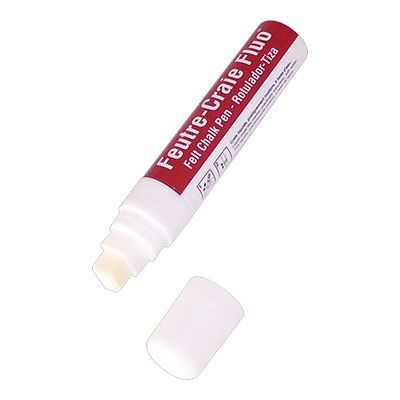 FEUTRE CRAIE FLUO BLANC GM - 15MM