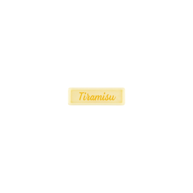 2002465 TIRAMISU PLATE 3.8X1.2 CM 300PCS ***S/CDE***