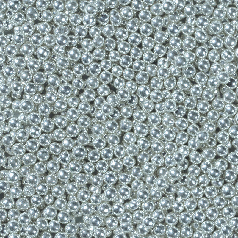 1057311 PERLES ARGENTÉES 3 MM 10 KG ***S/CDE***
