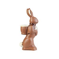 MOULE À CHOCOLAT LIEVRES + DOS PANIER 125MM HB116D1X2 -- 125X55XH35MM