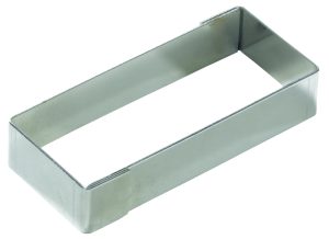 STAINLESS STEEL RECTANGLE NONNETTE 40X4 HT 2CM