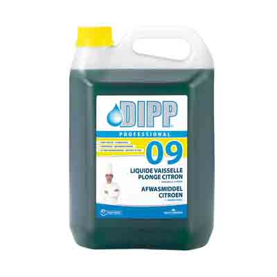 DIPP 09 LIQUIDE VAISSELLE A LA MAIN CITRON  5L