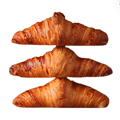 DELIFRANCE 27863 MINI CROISSANT DROIT HERITAGE  BEURRE 24% PAC 180X30GR
