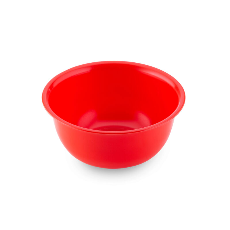 ROOD POLYPROPYLEEN BESLAGKOM DIAM 17.5CM - 1L