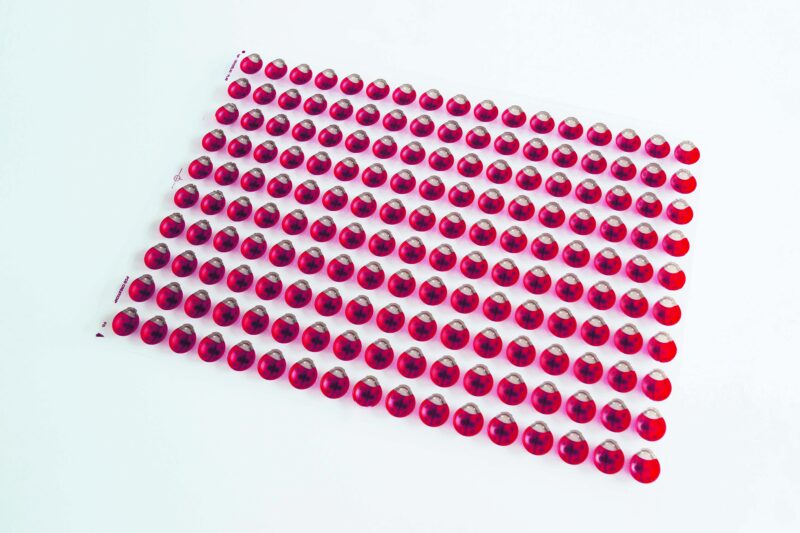 061304 PCB BLISTERS COCCINELLES SOIT 340 EMPREINTES 2,1X1,9 CM 2PCES ***S/CD***