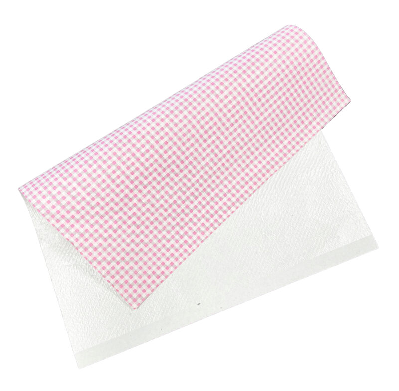 PAPIER BOUCHER VICHY ROSE DUPLEX 32X40CM 10KG FOST+ 2024 INCLUDED 0,1209€/KG