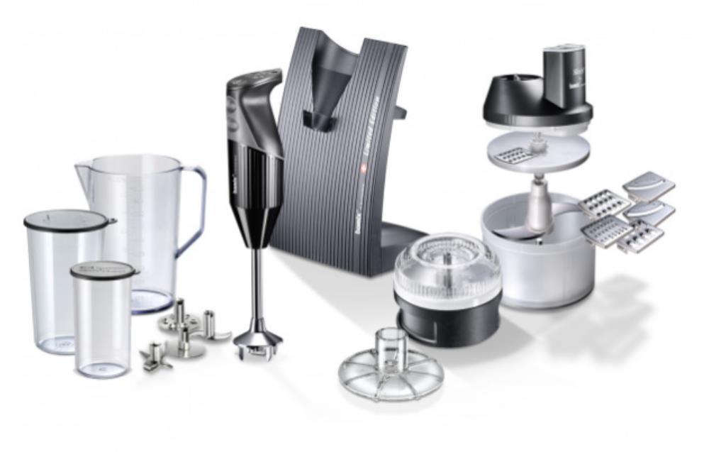 BAMIX SUPERBOX M250 BLACK BLENDER - 13.5CM SHAFT ACCESSORIES