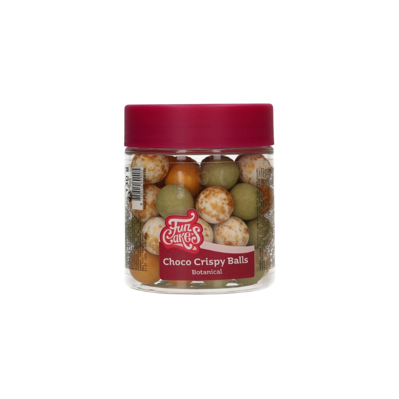 FUNCAKES BOULES CHOCO CROUSTILLANTES ASSORTIES VERT OR SPLASH OR 130GR