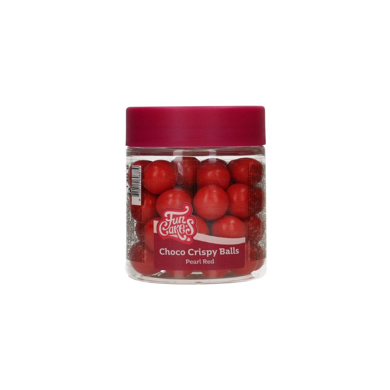 FUNCAKES BOULES CHOCO CROUSTILLANTES ROUGE 130GR