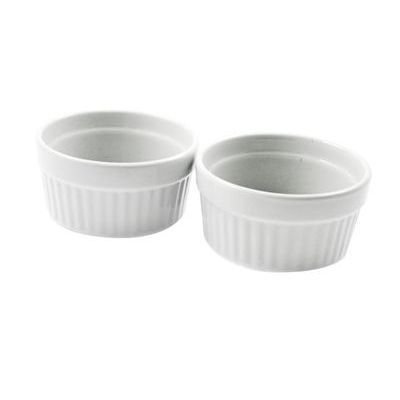 C&T SET DE 2 RAMEQUINS BLANC 9.5CM 15CL
