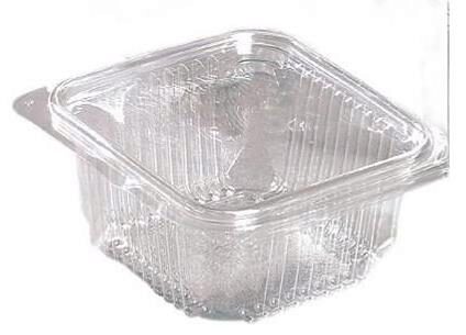 BARQUETTE OPTIPACK 125X113X57MM COUVERCLE À CHARNIÈRE 370ML - X370D CARTON DE 600 PCES