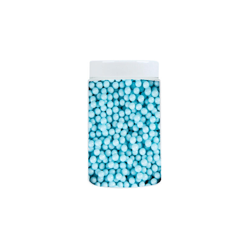 *FF*1057365 PERLE BLEU EN SUCRE Ø 4MM  1,3KG ***S/CDE***
