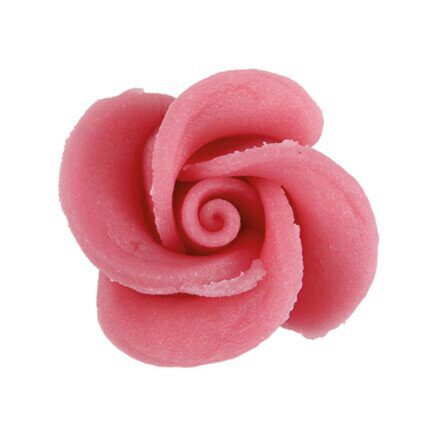 1053009 ROSE EN MASSEPAIN 35MM FUCHSIA  49 PCES ***S/CDE***