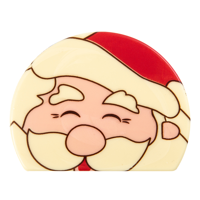 *FF*2015577 EMBOUT DE BUCHE PÈRE NOËL 10X8CM 40PCES ***S/CDE***