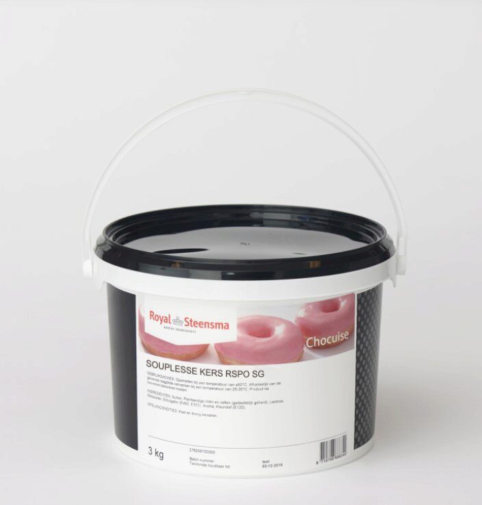 SOUPLESSE GLACAGE CERISE RSPO 3KG**S/CDE**