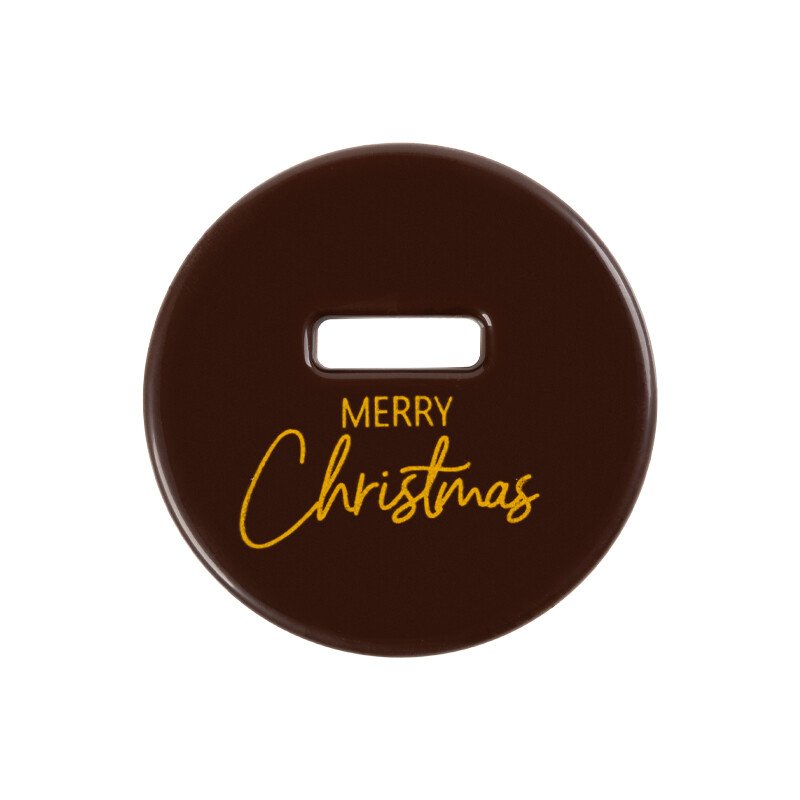 2015593 SPHERE WITH SLOT MERRY CHRISTMAS 5.5CM 55PCS ***S/CDE***